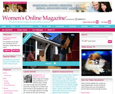 Women&rsquo;s Online Magazine